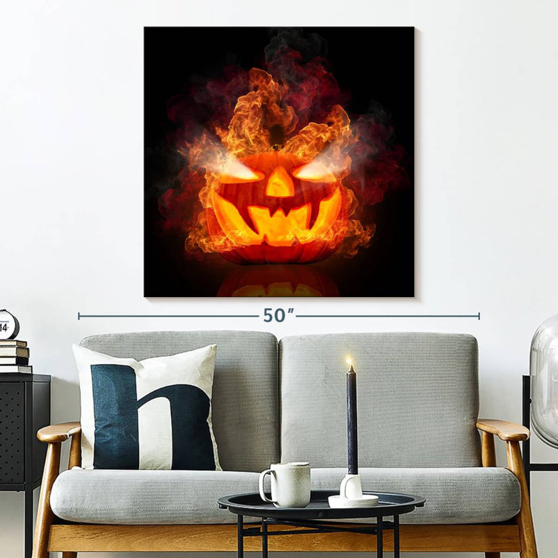 Lelend Flaming Jack O Lantern