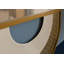 LOS ANGELES Metal Oval Mirror