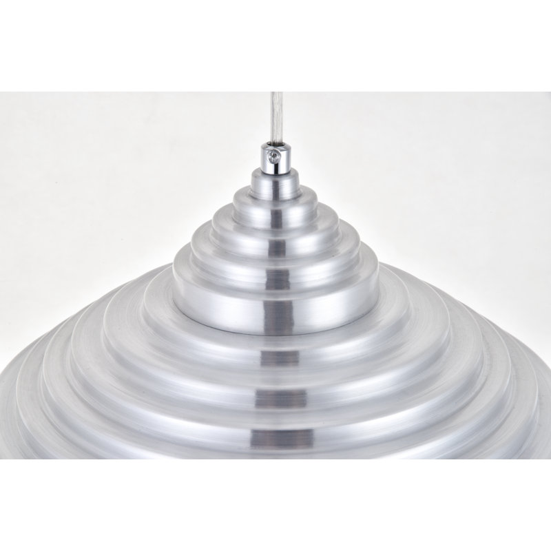 Beaudry 1 - Light Single Pendant, Burnished Nickel