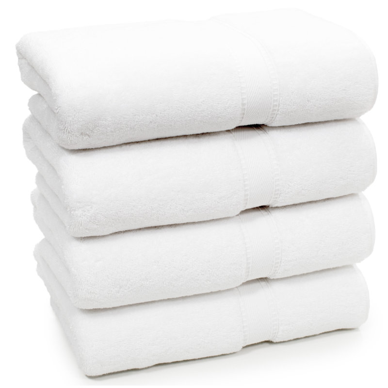 Sinemis Super Plush Bath Towel, White