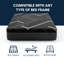 Matelas en mousse viscoélastique infusée de graphite Zeta Ice, 14 po-53134426