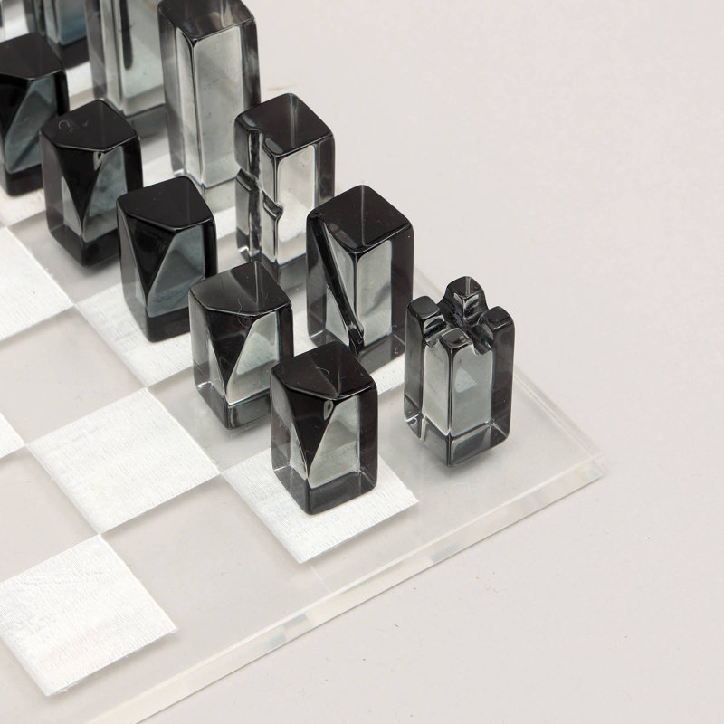 Jeu d'échecs en acrylique