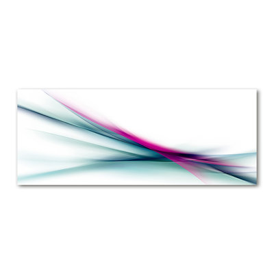 Waves Abstraction - Wrapped Canvas Print