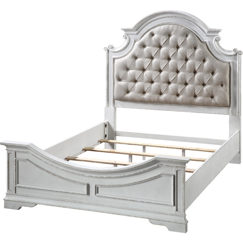 Grand lit blanc antique Dansereau Tanimotokataji, Grand