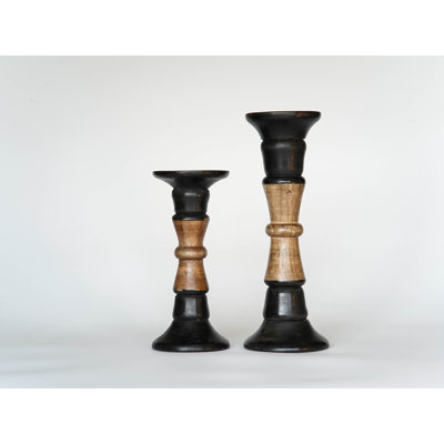 Ensemble de piliers en bois 2 pièces 9 po