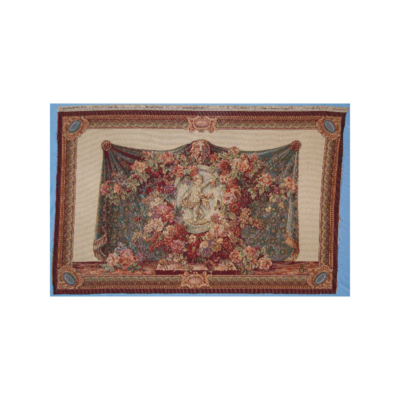 Tapisserie ange fleur