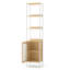 Barnet 40cm W Steel Etagere Bookcase-80141241
