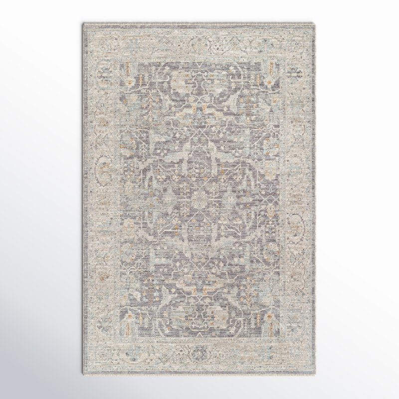 Tapis oriental en polyester tissé à la machine Conlan, Rectangle 10 pi x 14 pi
