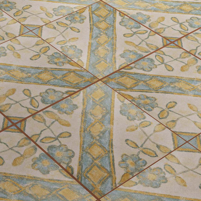 Klinker Retro 13" x 13" Ceramic Patterned Wall & Floor Tile