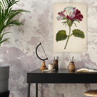 Art contemporain, art floral abstrait rétro