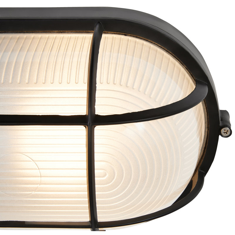 Yockey 1 - Bulb Outdoor Bulkhead Light, Black