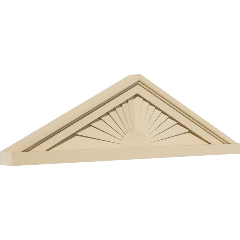 Fronton en uréthane Signature, 26 po x 7,5 po x 2 po, Aucune, Rayons de soleil