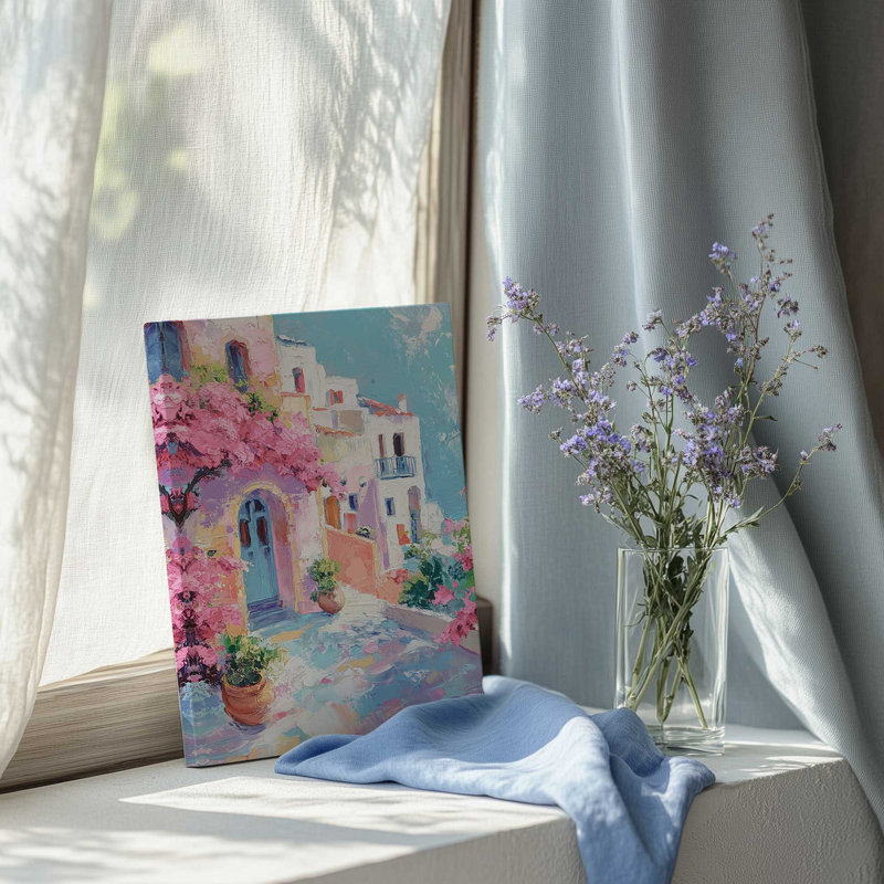 Amalfi Blooming Pathway II, Toile tendue, Ne s’applique pas, H 18 po x l 12 po