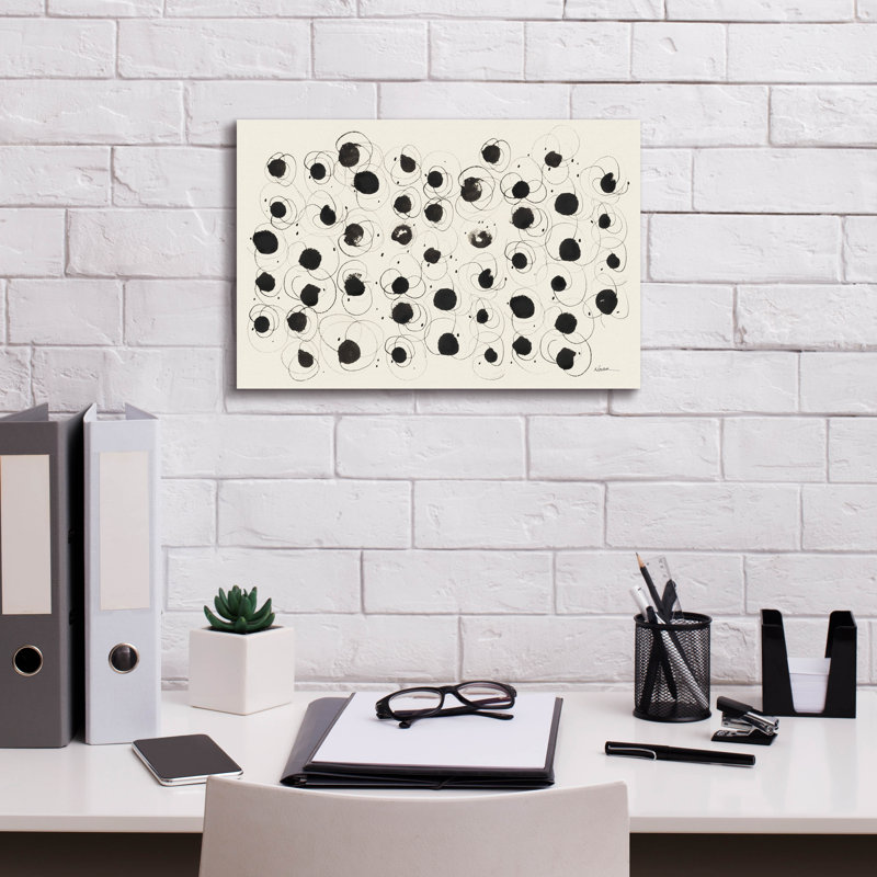 «Round Seven Deluxe» par Shirley Novak, art mural sur toile, H 12 po x l 18 po x P 0,75 po