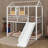 Alexsi Twin Over Twin Metal Bunk Bed ,Metal Housebed With Slide-983527485-983527483