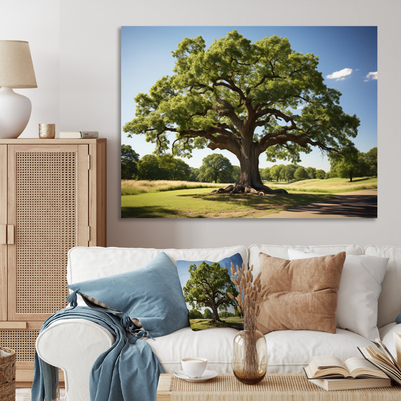 Trees Oak Majestic Oak II - Floral Wall Decor159, H 24 po x l 32 po x P 1 po