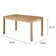 Cortavious Pine Solid Wood Dining Table