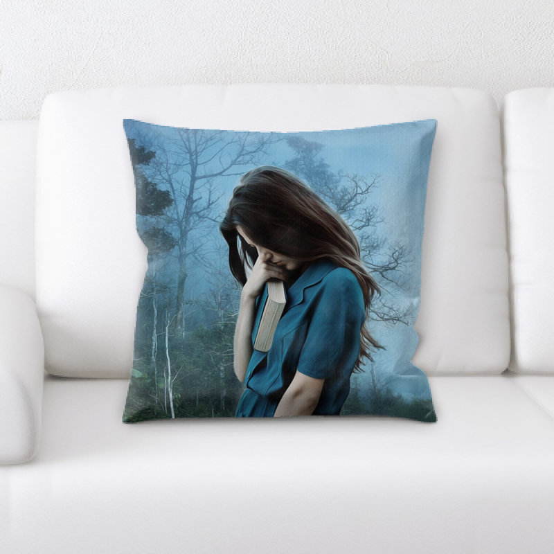 Housse et insert de coussin carré Sadness