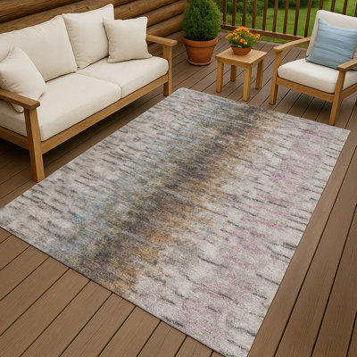 Machine Washable Indoor/Outdoor Bingel ACN2319 Casual Rug