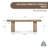 Capri 87.4'' Solid Wood Console Table