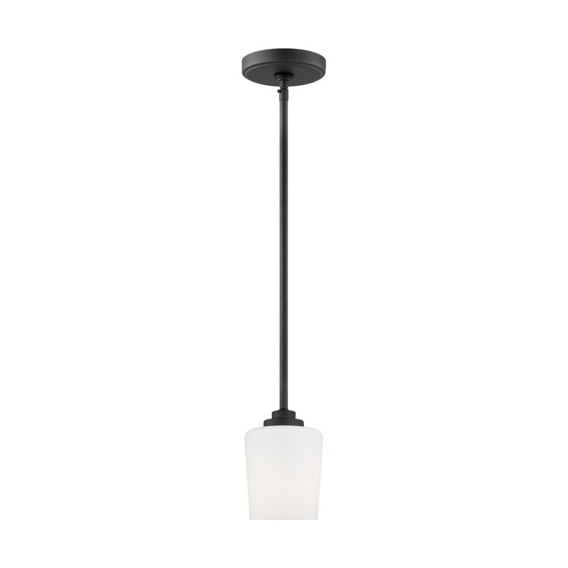 Luminaire suspendu en pot 1 lumière Windom, 75 W, Non, Nuit noire