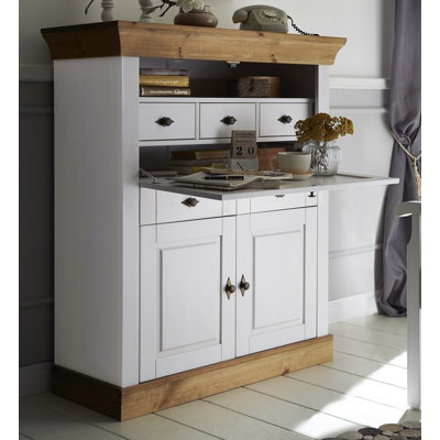 Kelly Solid Wood Solid Wood Secretary Desk