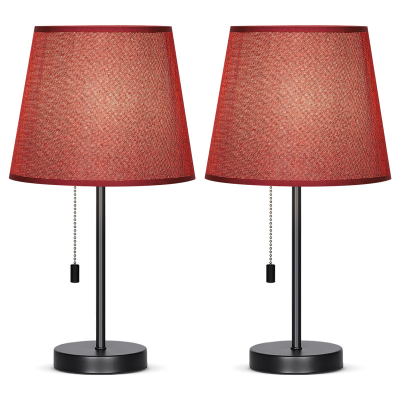 Lampe de table 20,3 po noire