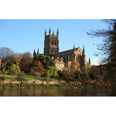 Worcester Cathedral 1 Piece Wrapped Canvas Wall Art
