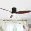Ventilateur de plafond encastré 3 pales 46 "avec lumières DEL et télécommande