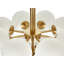 Hodgeman 13 - Light Brass/White Sputnik Pendant