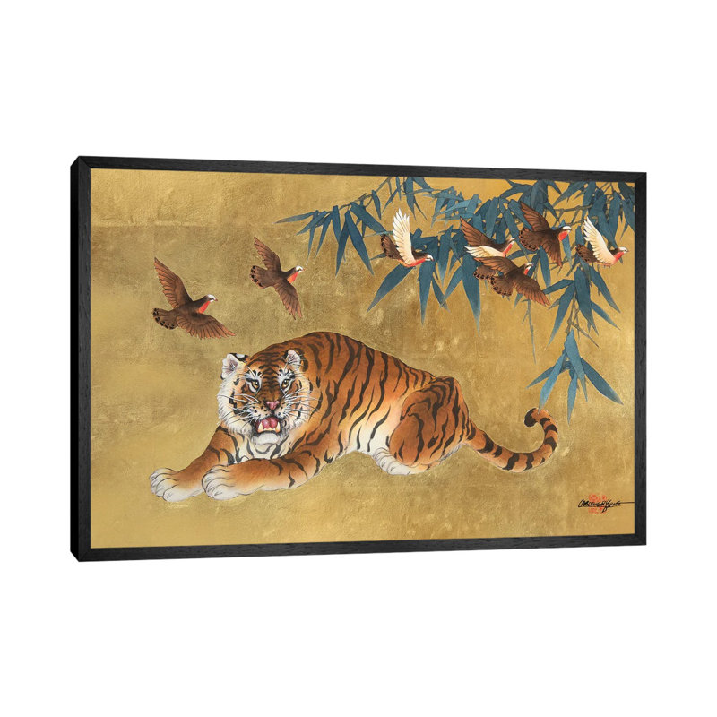 Flight - Painting on Canvas, Black Framed, 101.6 cm H x 66.04 cm W