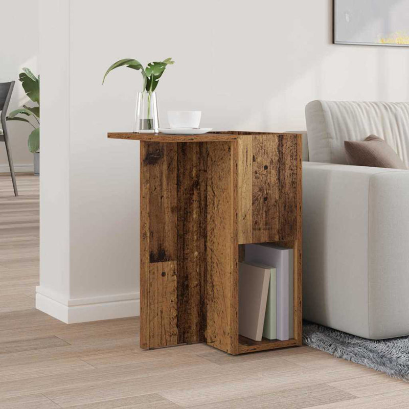End Table, Old Wood
