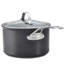 Anolon X Hybrid Nonstick Aluminum Nonstick Cookware Induction Pots And Pans Set, 12 Piece, Dark Gray