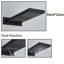 Thermostatic Concealed Bathroom Shower Set Rain Waterfall Head Mixer Tap Black