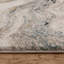 Decara Wave Abstract High-Low Blue/Beige/Ivory Area Rug-1992653244