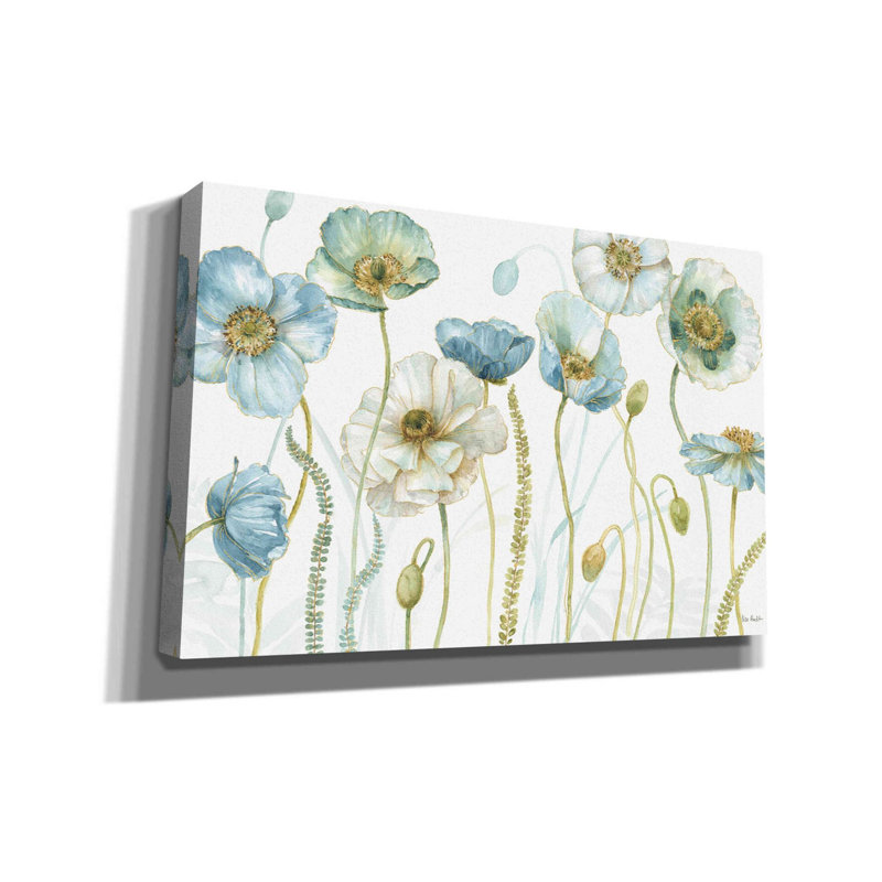 «My Greenhouse Flowers I» par Lisa Audit, art mural sur toile, H 26 po x l 40 po x P 1,5 po