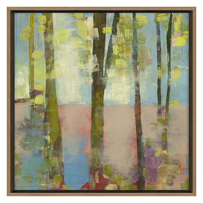 Forest Meadow 3 Print by Maeve Harris, Gold, 36" H x 36" W x 1.75" D