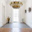 Basia Chandelier-Contemporary Crystal Pendant Chandelier Ceiling Light Fixture for Living Room, Dining Room, Lobby, and Restaurant, E14 Bulbs, Gold Finish-2060050551-2060050550