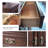 Walnut Solid Wood Shoe Storage Bench