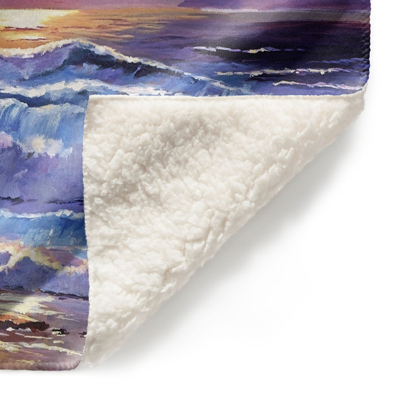  Couverture douce en sherpa, 68 po x 80 po