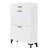White Shoe Storage Cabinet For Entryway With 2 Flip Drawers: Ample Space, Freestanding Organizer Unit - Drawers, White, , Space Saving Doorway-1142297727