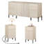 Ensemble de table de chevet et de chevet Laverda-116293268-123397531