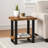 Alpine 27" Solid Acacia Wood End Table