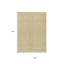 Tapis extérieur lavable à motif géométrique doré et ivoire 3 pi x 5 pi