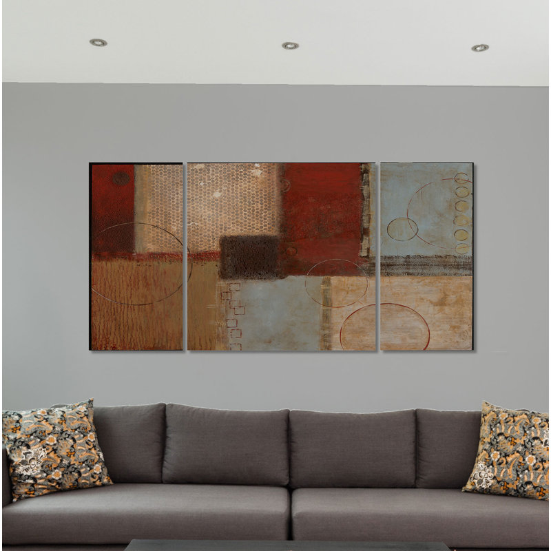 Reproduction d’art à multiples images sur toile tendue, "a seasons" , "premium" go i, H 40 po x l 80 po x P 1,5 po