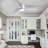 Jamarreon 42''/52'' Flush Mount Dimmable Ceiling Fan with LED Lights and Remote Control-1566889517