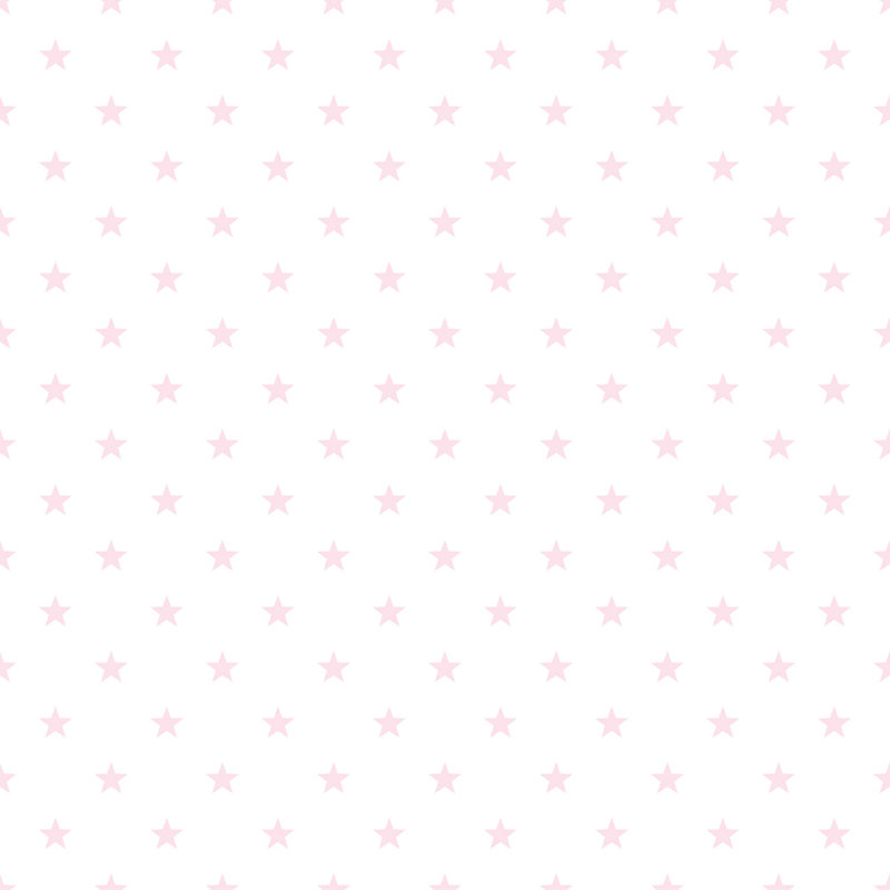 Farris 10m x 53cm Matte Wallpaper Roll, Pink/White