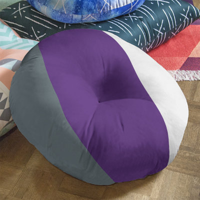 Striped Reversible Throw Pillow