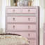 Mobilier de chambre à coucher de style contemporain avec garniture de miroir 1Pc