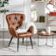 Mahendra Faux Leather Accent Chair-1829201902